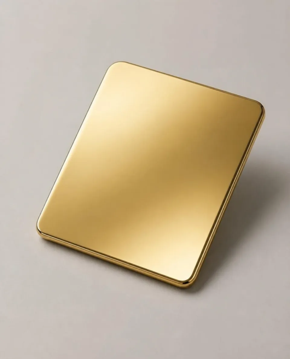 Gold Mirror stainless steel sheet